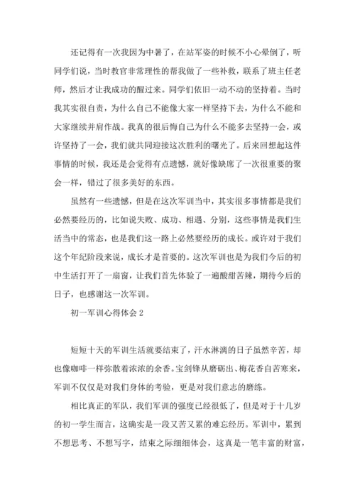 初一军训心得体会(合集15篇) (2).docx