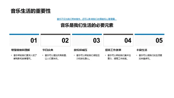 音乐在生活中的力量