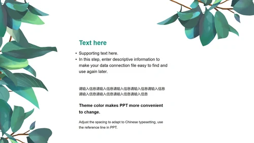 小清新教学课件PPT模板