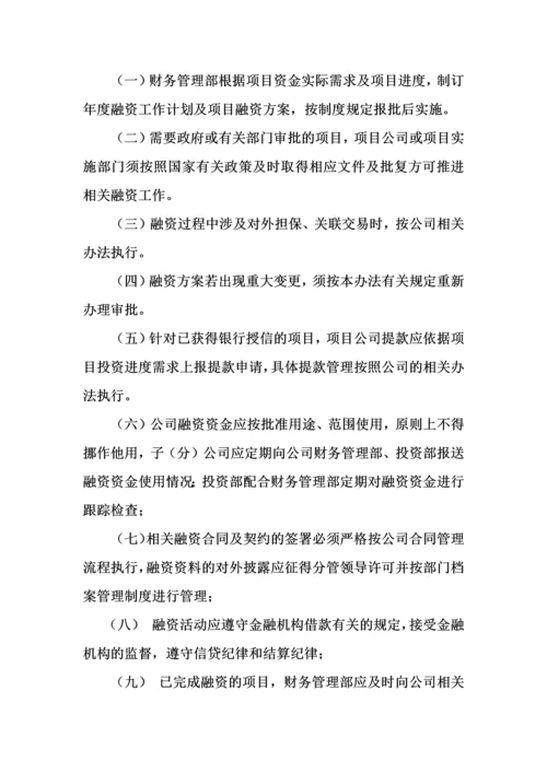某上市建筑公司投融资管理办法.docx