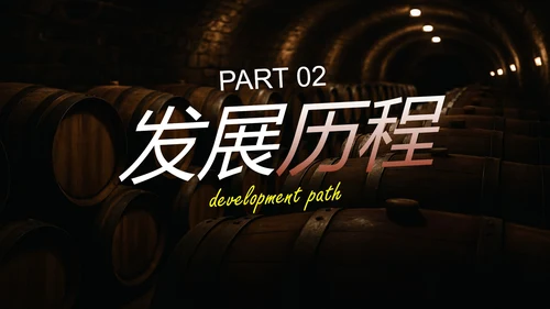 实景红酒商务商业公司产品画册PPT模板