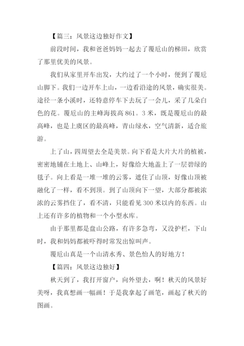 风景这边独好作文350字.docx