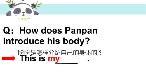 外研版一起一下Module4 Unit1 This is my head 课件