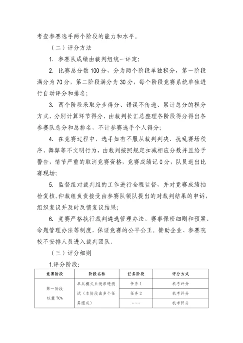 ZZ037安徽省职业院校技能大赛中职组网络空间安全竞赛规程.docx