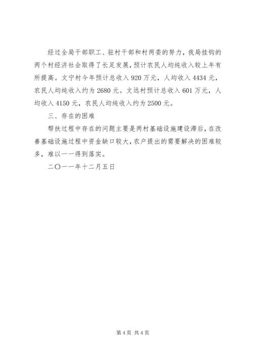 事务局挂钩帮扶工作汇报五篇范文.docx
