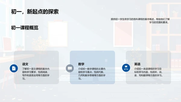 初一学习策略报告PPT模板