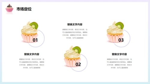 甜蜜时光，甜品糖果通用PPT模板