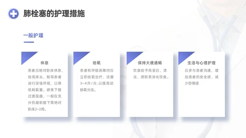 蓝紫渐变商务实拍风肺栓塞护理查房医疗培训PPT模板