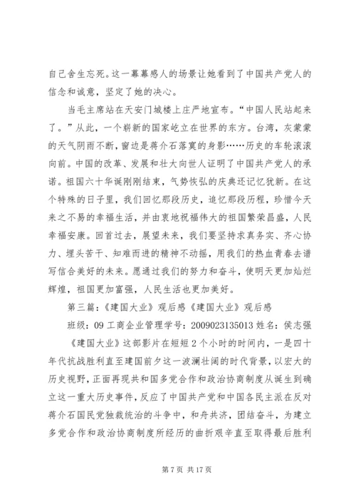 建国大业观后感完结.docx