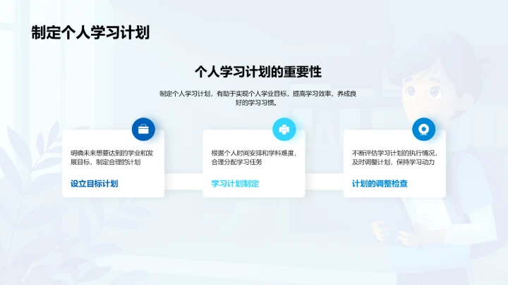 学业规划报告PPT模板