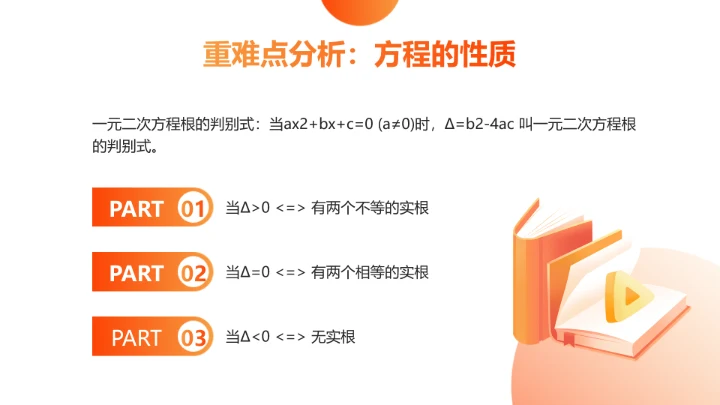 卡通风橙色教育行业教学课件PPT