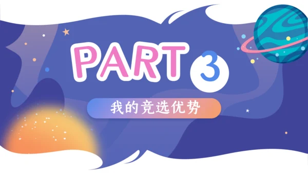 班干部竞选我相信我能行通用PPT模板
