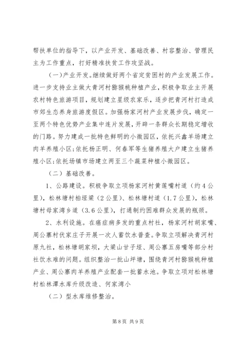 精准扶贫工作计划范文.docx