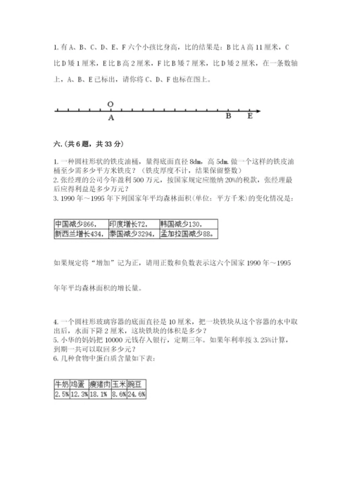 贵州省【小升初】2023年小升初数学试卷及参考答案.docx