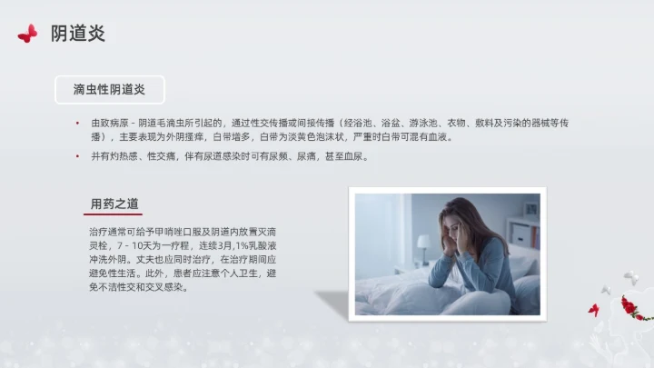 银灰色创意简约女性健康讲座培训PPT课件妇女节