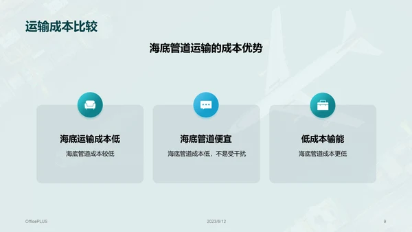 绿色商务现代运输方式对比PPT模板