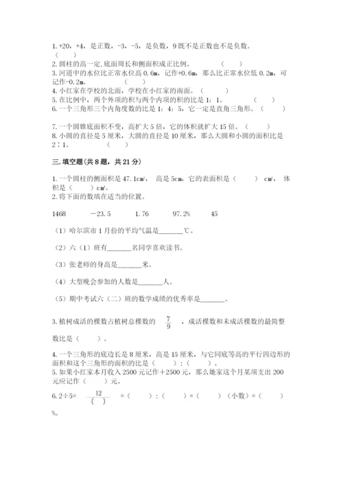 小升初数学期末测试卷【精练】.docx