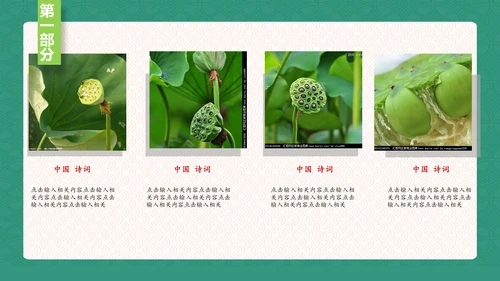 中国风传统端午饮食粽子营销宣传通用PPT模版