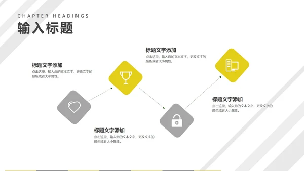 白色几何风工业风项目进度工作报告PPT模板