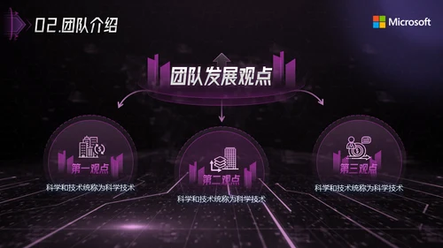科技风互联网通信行业总结报告通用PPT模板