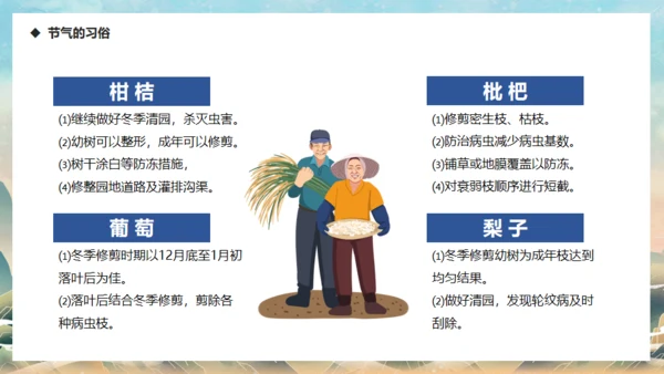 小寒时节冬季通用PPT模板