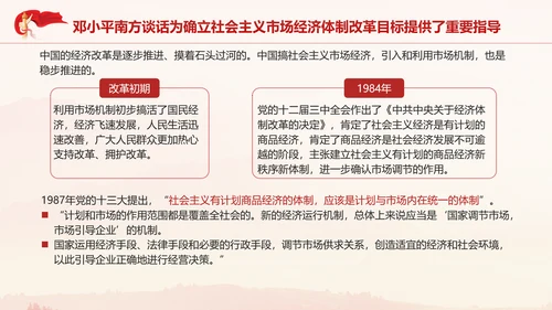 金融专题党课邓小平与社会主义市场经济PPT课件