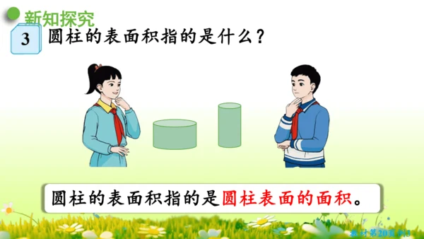圆柱的表面积（课件）-六年级下册数学人教版(共49张PPT)