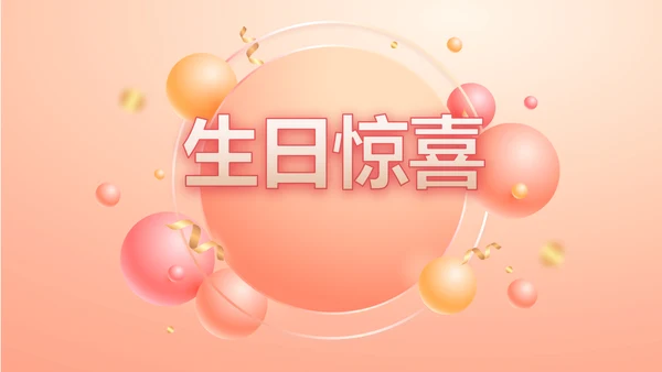 18岁生日快乐生日派对纪念册相册动态PPT
