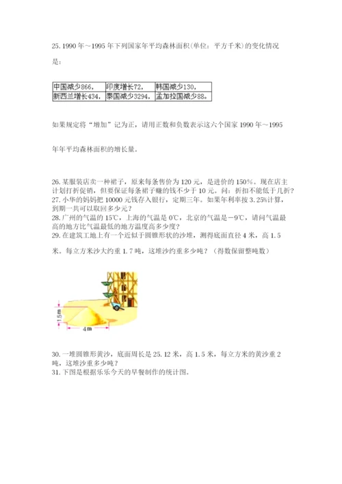 六年级小升初数学解决问题50道含完整答案（夺冠）.docx