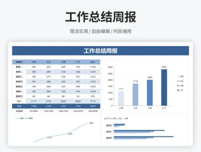 工作总结周报