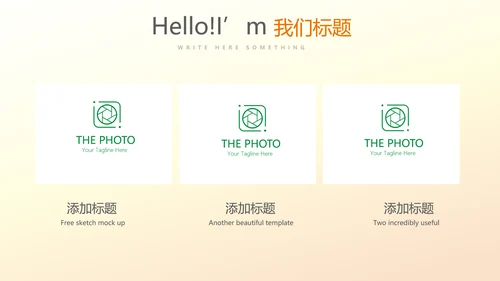 抽象艺术感公司产品介绍宣传通用PPT动态模板