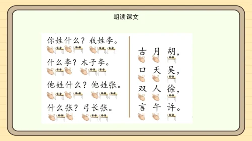 识字2 姓氏歌（课件）
