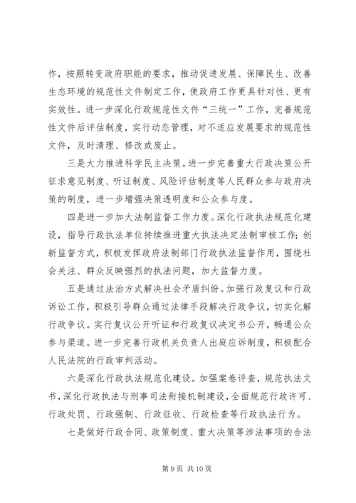 法制办年终总结及年初计划精编.docx