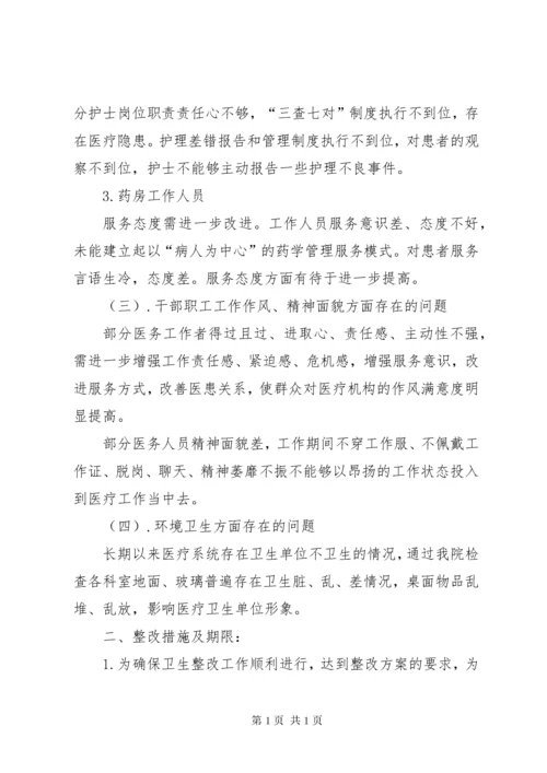 卫生院自查措及整改措施1.docx