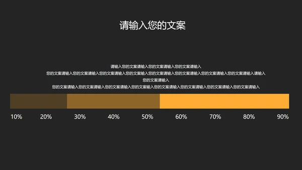 深色黑黄商务工作总结汇报PPT模板