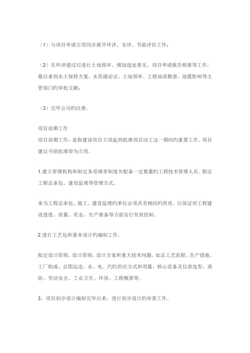 化工专项项目建设标准流程.docx