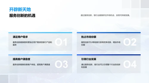 银行创新服务报告PPT模板