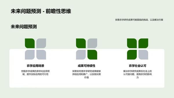 农学毕业答辩PPT模板