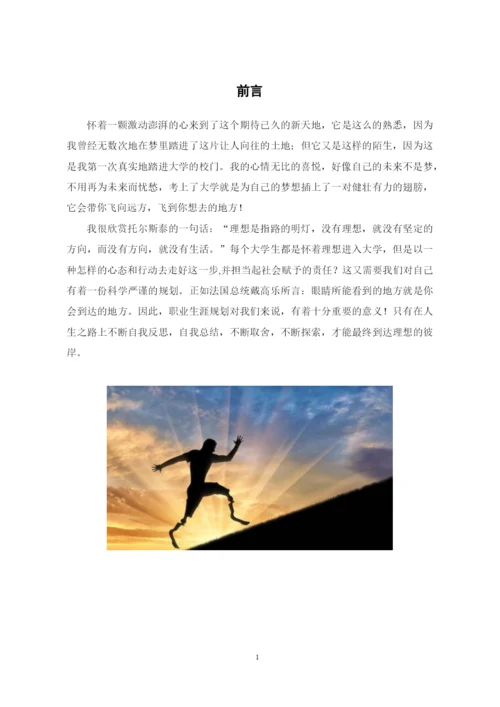 16页6900字经济学专业职业生涯规划.docx