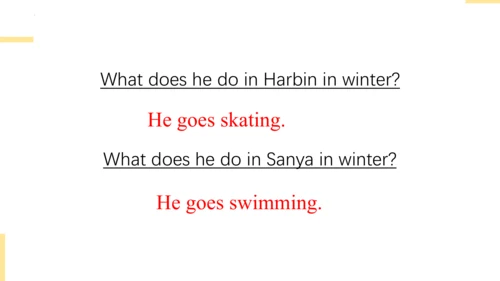Module 9 Unit 2 What does he do in summer  课件(共27张