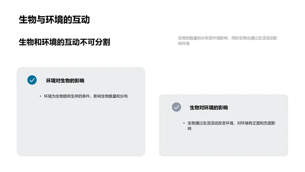 环境生物学讲解PPT模板