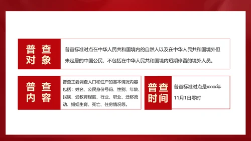 国务院第七次人口普查通知解读ppt模板