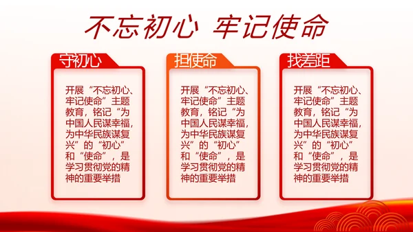 红色党建党支部党员主题党日微党课PPT模板