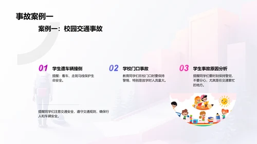 校园安全知识讲座PPT模板