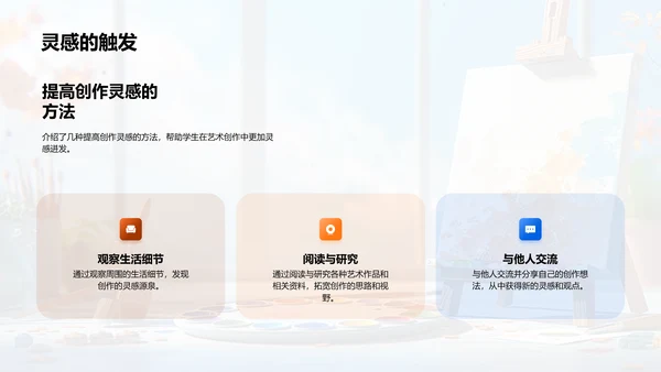 艺术创作基础教学PPT模板