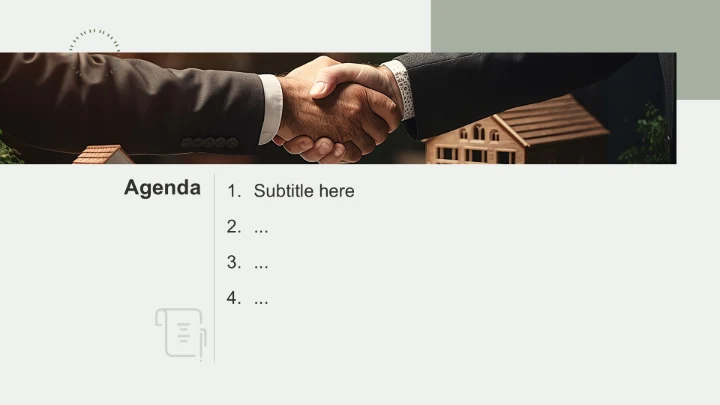 绿色商务风地产金融行业金融理财培训课件PPT主题