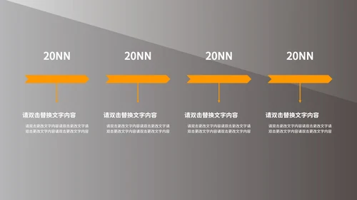 灰色简约风总结汇报PPT模板