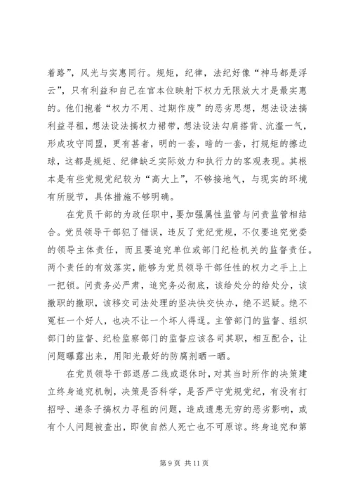 学习党章党规党纪严以律己心得体会[最终版].docx