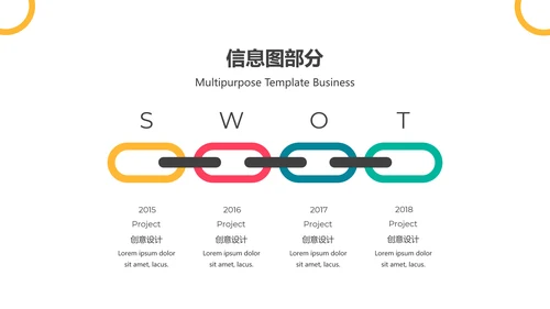 欧美风抽象创意版式公司简介商务PPT模板