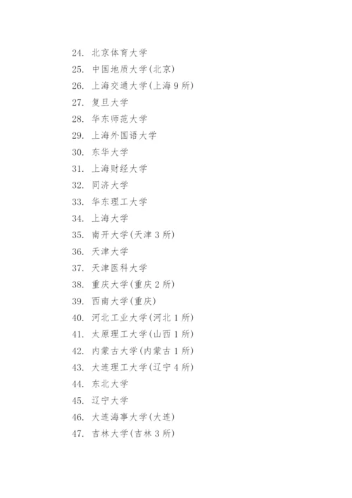 全国985和211大学名单.docx